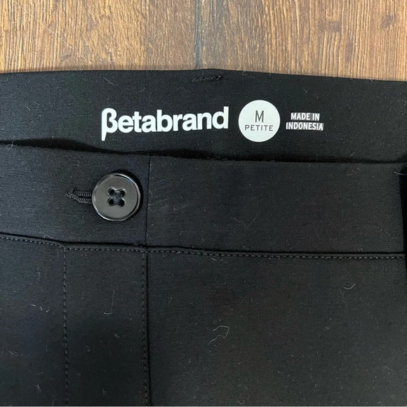 Betabrand Classic Dress Pant Yoga Pants | Straight SZ MED/PET - Picture 5 of 7